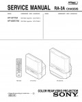 Сервисная инструкция Sony KP-43T75A, KP-53SV75A, RA-3A chassis