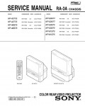 Сервисная инструкция Sony KP-53S75, KP-61S75, RA-3A chassis