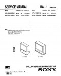 Сервисная инструкция Sony KP-53XBR45, KP-61XBR48