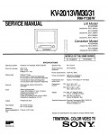 Сервисная инструкция Sony KV-13VM30, KV-20VM30