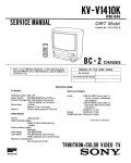 Сервисная инструкция Sony KV-V1410K (BC-2 chassis)