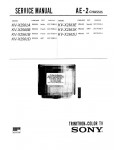 Сервисная инструкция Sony KV-X2561K AE-2