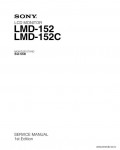 Сервисная инструкция SONY LMD-152, 1st-edition