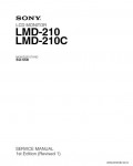 Сервисная инструкция SONY LMD-210