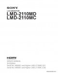 Сервисная инструкция SONY LMD-2110MD, 3RD, ED