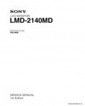 Сервисная инструкция SONY LMD-2140MD