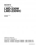 Сервисная инструкция SONY LMD-230W