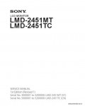 Сервисная инструкция SONY LMD-2451MT, 1st-editionITIOIN, REV.1