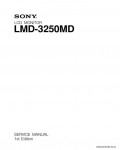 Сервисная инструкция SONY LMD-3250MD, 1st-edition
