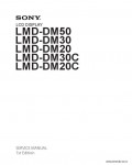 Сервисная инструкция SONY LMD-DM50, SERIES, 1st-edition