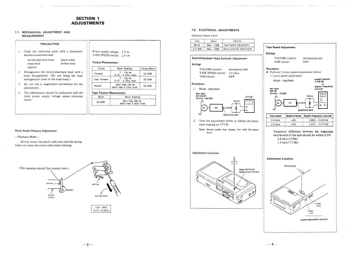 Сервисная инструкция Sony M-440V, M-550V, M-660V