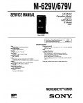 Сервисная инструкция Sony M-629V, M-679V