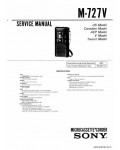 Сервисная инструкция SONY M-727V