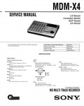 Сервисная инструкция Sony MDM-X4