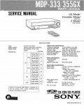 Сервисная инструкция SONY MDP-333, 355GX