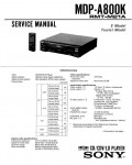 Сервисная инструкция Sony MDP-A800K