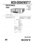 Сервисная инструкция Sony MDS-EX880, MDS-MS717 (DHC-EX880, DHC-MD717)