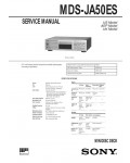 Сервисная инструкция Sony MDS-JA50ES