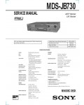 Сервисная инструкция Sony MDS-JB730