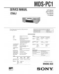 Сервисная инструкция Sony MDS-PC1