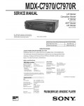 Сервисная инструкция Sony MDX-C7970, MDX-C7970R