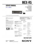 Сервисная инструкция Sony MEX-R5