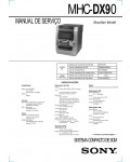 Сервисная инструкция Sony MHC-DX90