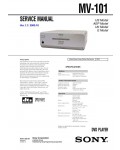 Сервисная инструкция Sony MV-101