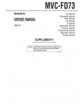 Сервисная инструкция Sony MVC-FD73