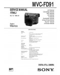 Сервисная инструкция Sony MVC-FD91