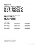 Сервисная инструкция SONY MVS-8000X-C, MM, SERIES,, 1st-edition, REV.4