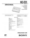 Сервисная инструкция Sony MZ-E25