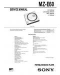 Сервисная инструкция Sony MZ-E60