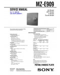 Сервисная инструкция Sony MZ-E909