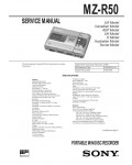 Сервисная инструкция Sony MZ-R50