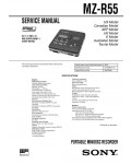 Сервисная инструкция Sony MZ-R55