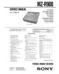 Сервисная инструкция Sony MZ-R900