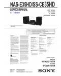 Сервисная инструкция Sony NAS-E35HD