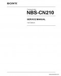 Сервисная инструкция SONY NBS-CN210