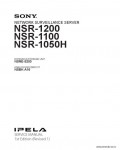 Сервисная инструкция SONY NSR-1200, 1st-edition, REV.1