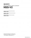 Сервисная инструкция SONY NSS-V2, MM, 1st-edition, REV.1