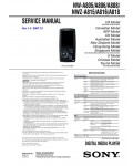 Сервисная инструкция Sony NWZ-A815, NW-A816, NW-A818