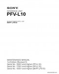 Сервисная инструкция SONY PFV-L10, MM, 1st-edition, REV.3