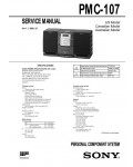 Сервисная инструкция Sony PMC-107