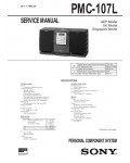 Сервисная инструкция Sony PMC-107L
