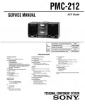 Сервисная инструкция Sony PMC-212