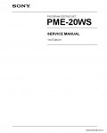 Сервисная инструкция SONY PME-20WS