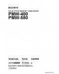 Сервисная инструкция SONY PMW-400, 580, FSM