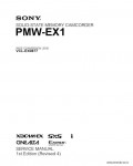 Сервисная инструкция SONY PMW-EX1, 1st-edition, REV.4