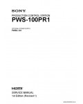 Сервисная инструкция SONY PWS-100PR1, 1st-edition, REV.1